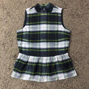J crew Plaid Top Shirt